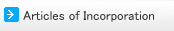 Articles of Incorporation