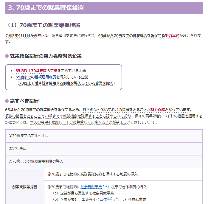 高年齢者雇用安定法サンプル３